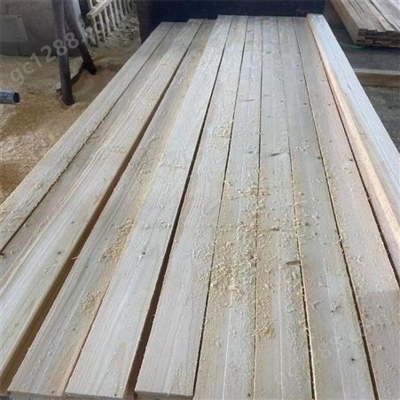 进口建筑木方 白松铁杉花旗松建筑方木 工程工地常用建筑木材