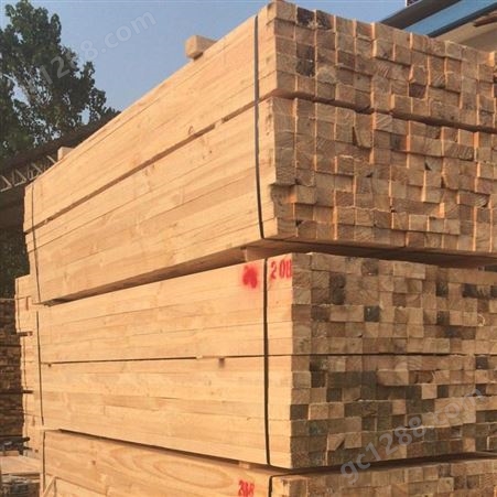 禄森木业白松木方价格批发不易劈裂建筑方木原厂供应