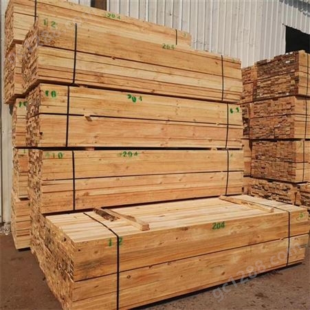 禄森建筑方木规格尺寸表白松辐射松建筑方木规格价格厂家直供