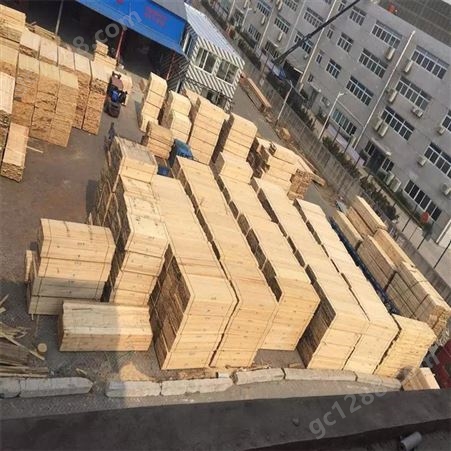 禄森木业 西安建筑工程木方模板 4*7木方一根价格 专业生产建筑木方厂家