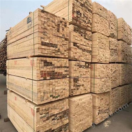 禄森木业工程建筑木方进口建筑木方规格报价