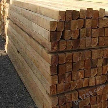 禄森木业 建筑木方源头工厂地木方木材支持定制