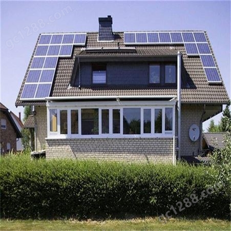 家用太阳能发电系统 离网光伏发电 3000w光伏供电系统