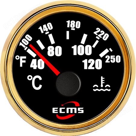 仪创 ECMS 810-00034 厂家供应 指针式显示仪表 船用车用水温表
