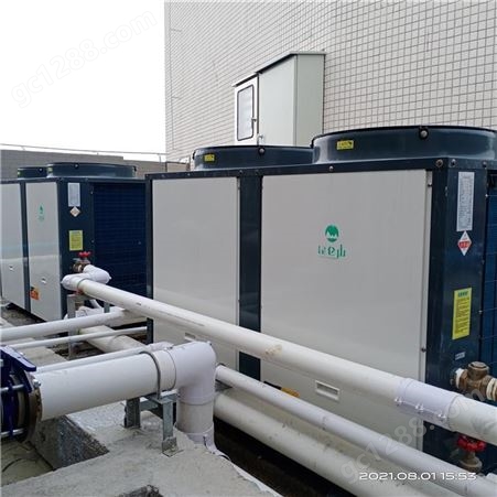 湖南项目部宿舍大型热水器厂家 建筑工地10匹10吨空气能热水器