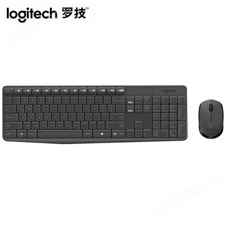 Logitech罗技MK235无线键盘鼠标套件 光电超薄无线键鼠套装