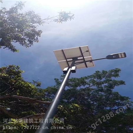 建设新农村道路灯修理6米太阳能发电控制一体板灯