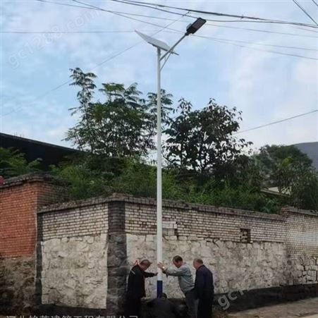 建设新农村道路灯修理6米太阳能发电控制一体板灯