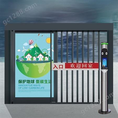 河南广告平移门 人行通道广告门 小区智能刷卡门禁系统 厂家直营
