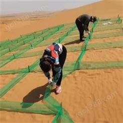 航瑞 沙漠公路防沙固沙网  绿色聚乙烯阻沙网 尼龙网沙障