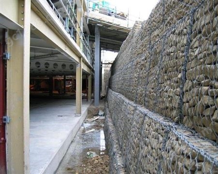 博安丝网厂专业生产边坡防冲刷支护用钢筋石笼网