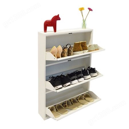厂家定制鞋柜玄关柜简易鞋柜壁挂式鞋柜钢制多层鞋柜