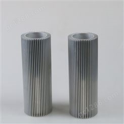 佛山工业铝型材厂家 感钊铝合金散热器型材 高倍齿散热器开模定制