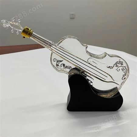 小提琴造型    泡酒器   空心酒瓶  玻璃泡酒器    吉他酒瓶