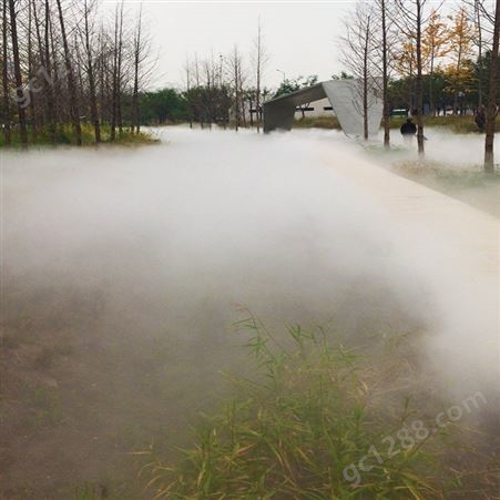 西安水云间园林景观雾化设备 公园景观喷雾造景系统