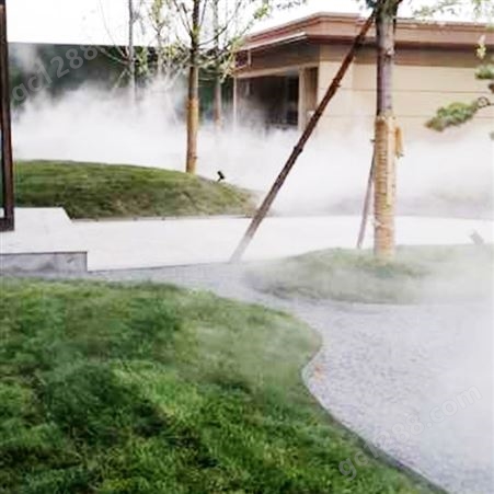 水云间园林雾森系统 人造雾景观设计施工