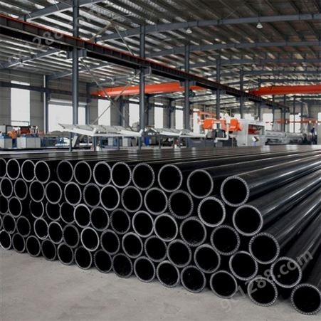 大口径HDPE管孔网钢带聚乙烯复合管钢塑复合给水管埋地燃气钢带管