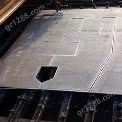 45号碳结钢板 特厚板定尺切割 可提供板面抛光 开孔 坡口倒角加工