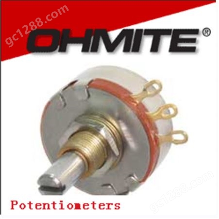 OHMITE 滑动变阻器 RHS1K0E 旋转式电位计可变电阻器可调
