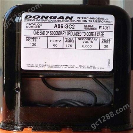 美国东安DONGAN变压器EF06-SA6 高压包F06-SA6 原装现货