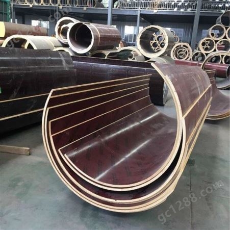 云南建筑圆柱木模 200mm-550mm木模板厂家 质量稳定不变形