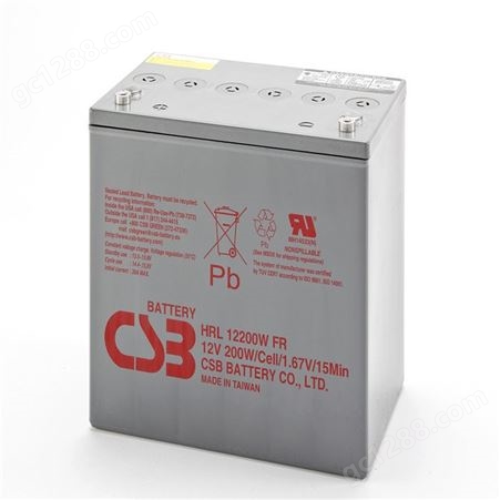 CSB蓄电池12V24AH 阀控式密封铅酸免维护HR1224F2F1