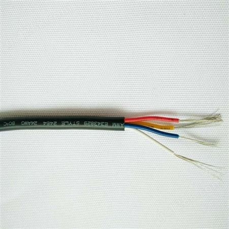 UL系列UL2464屏蔽电脑线辰安PVC绝缘24awg8芯铜芯电线定制