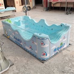 辛集儿童泳池厂家批发供应 组装式儿童游泳池 亚克力恒温儿童游泳池 全透明玻璃泳池