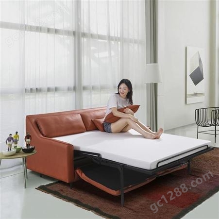 搏德森多功能沙发床可折叠科技布出租屋办公室客厅伸缩懒人双人沙发厂家