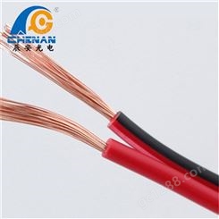 RVB 2*2.5黑色红色并线 电气连接线缆辰安无氧纯铜供应