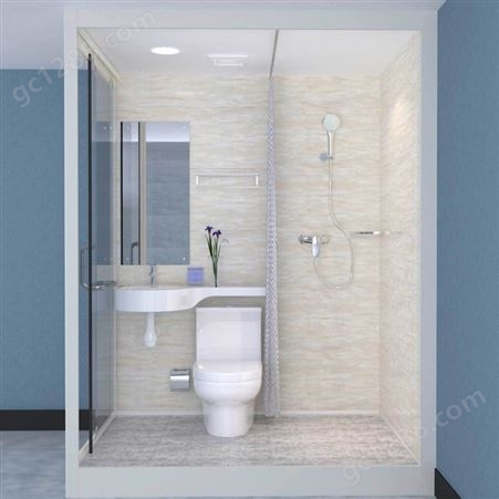 百思沐整体浴室一体卫生间养老院集成卫浴酒店整体卫浴BLS1317