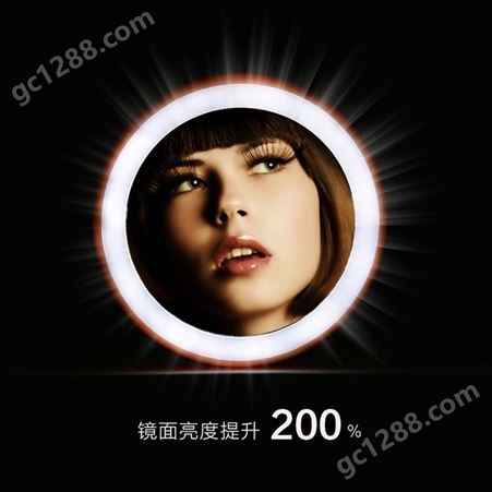 折叠LED灯化妆镜品牌_LED灯化妆镜_重量|70G