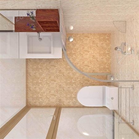 百思沐整体卫生间采购 集成卫浴 装配式浴室 一体淋浴房BLS1517