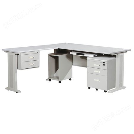 1.2米1.4米1.6米钢制办公桌铁皮电脑桌子现代简约办公家具写字台