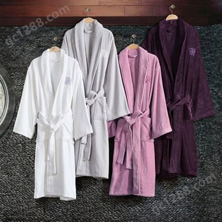北京朝阳区酒店一次性浴巾价 欧尚维景 男女士割绒加厚吸水浴衣
