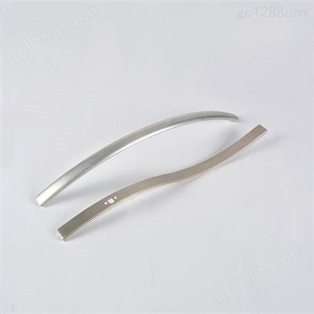 炘洋工业铝合金型材 喷涂拉丝铝拉手把手 弧形铝型材折弯