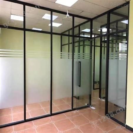 贵州厂家生产定制办公室隔断 玻璃隔断 耐老化玻璃隔断墙
