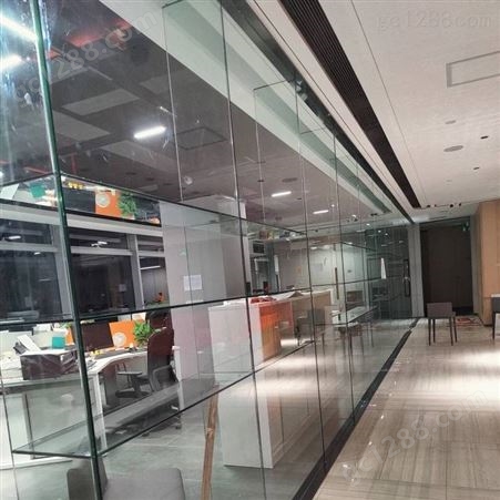 深圳办公室隔断钢化玻璃,东莞酒店别墅隔断玻璃,会所落地隔断玻璃