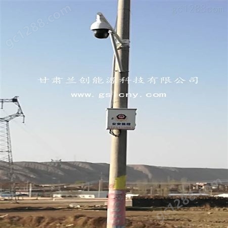 甘肃兰州兰创能源 4米5米监控杆 美化杆 变径杆 小区监控立杆 八角杆厂家